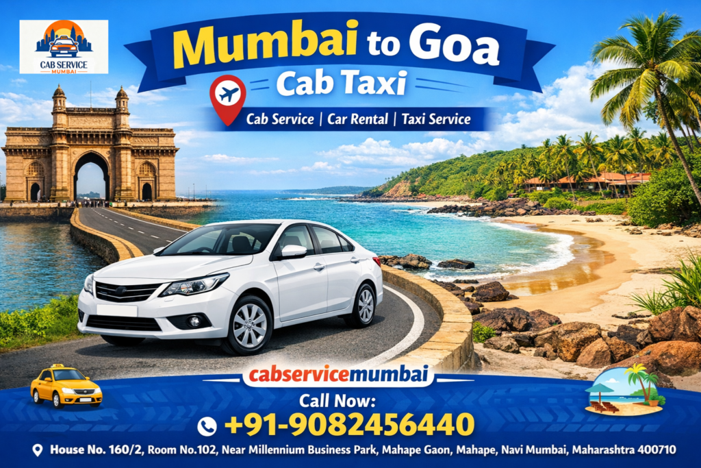 Mumbai to Goa Cab Taxi Service