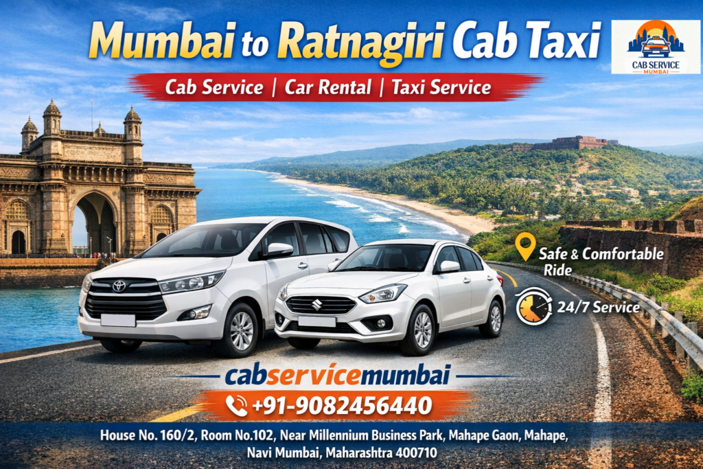 Mumbai to Ratnagiri Cab Taxi