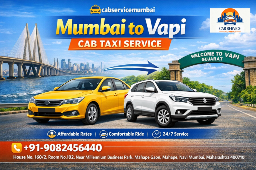 Mumbai to Vapi Cab Taxi Service