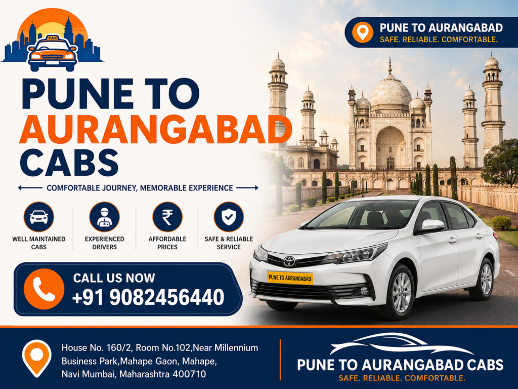 Pune to Aurangabad Cabs