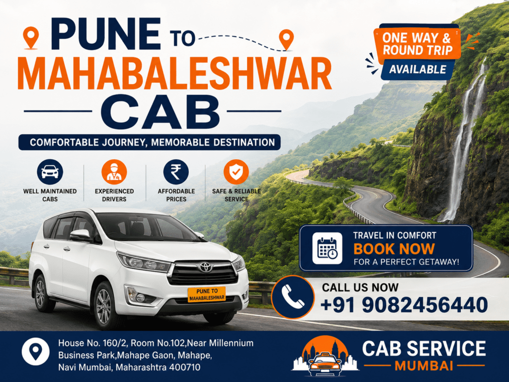Pune to Mahabaleshwar Cabs