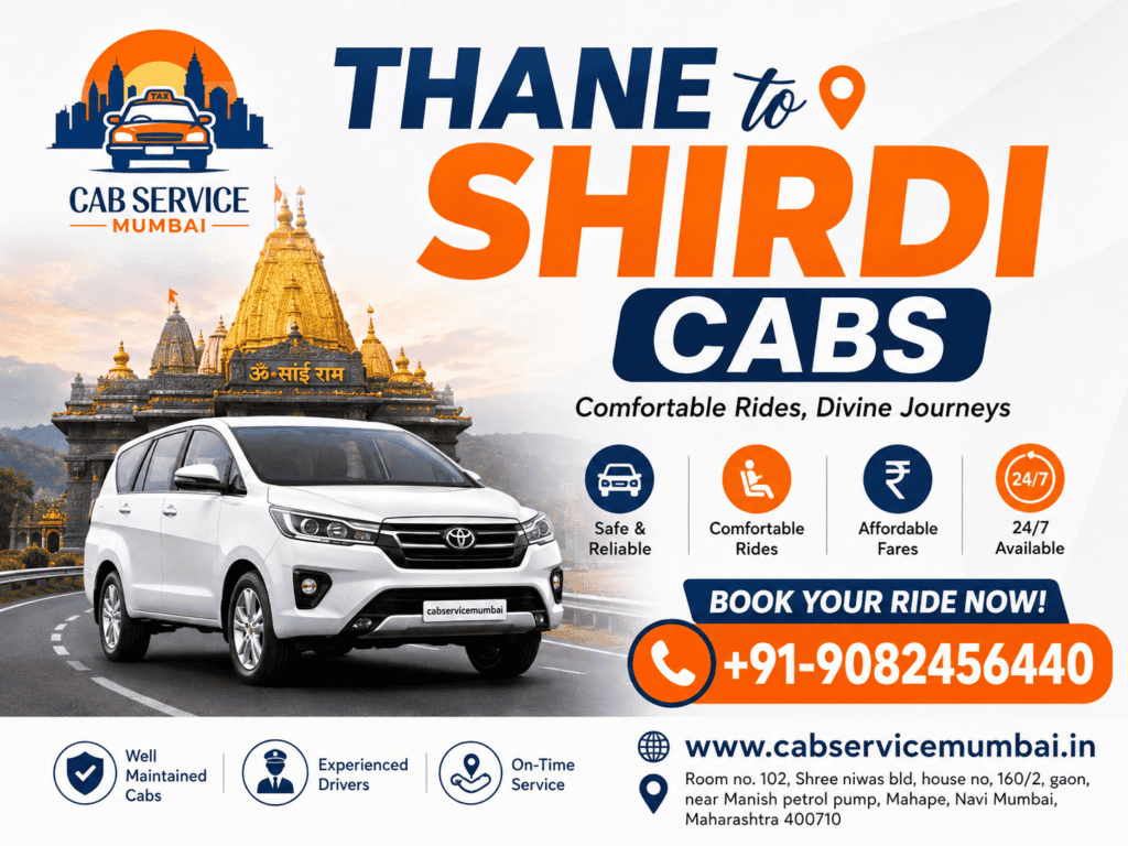 Thane to Shirdi Cabs