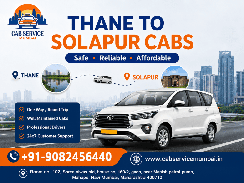 Thane to Solapur Cabs