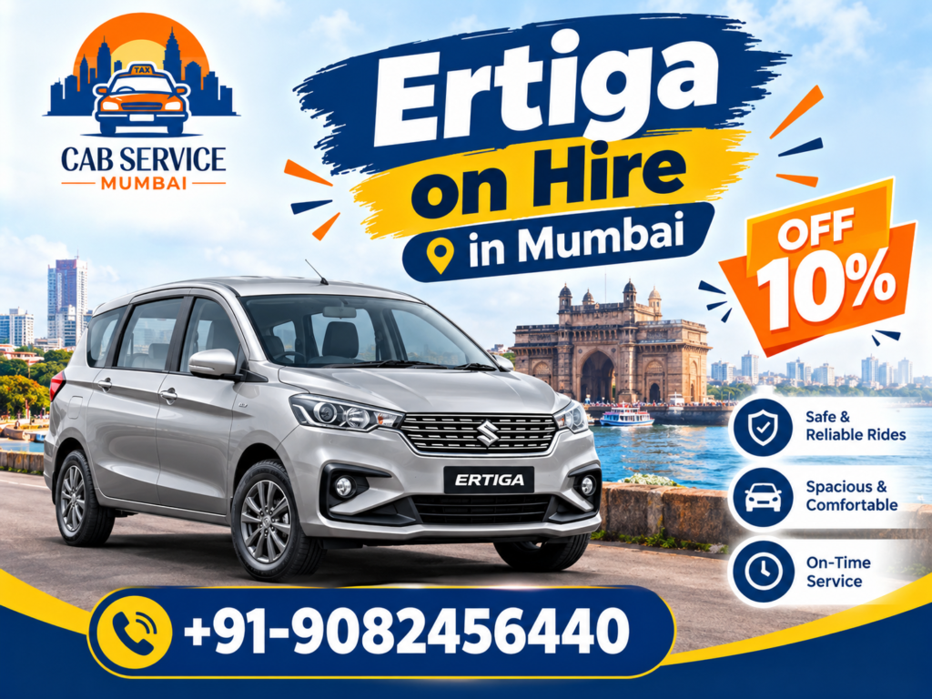 Ertiga on Hire in Mumbai