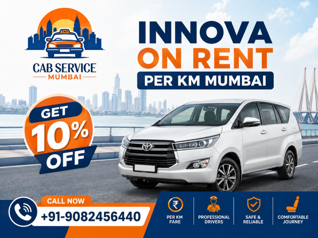 Innova on Rent Per km Mumbai