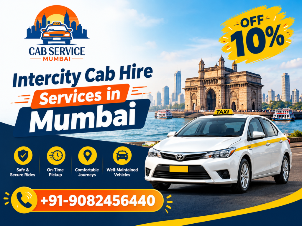 Intercity Cab Hire Services in Mumbai