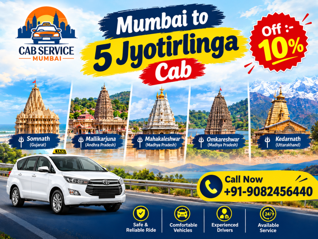 Mumbai to 5 Jyotirlinga Cab