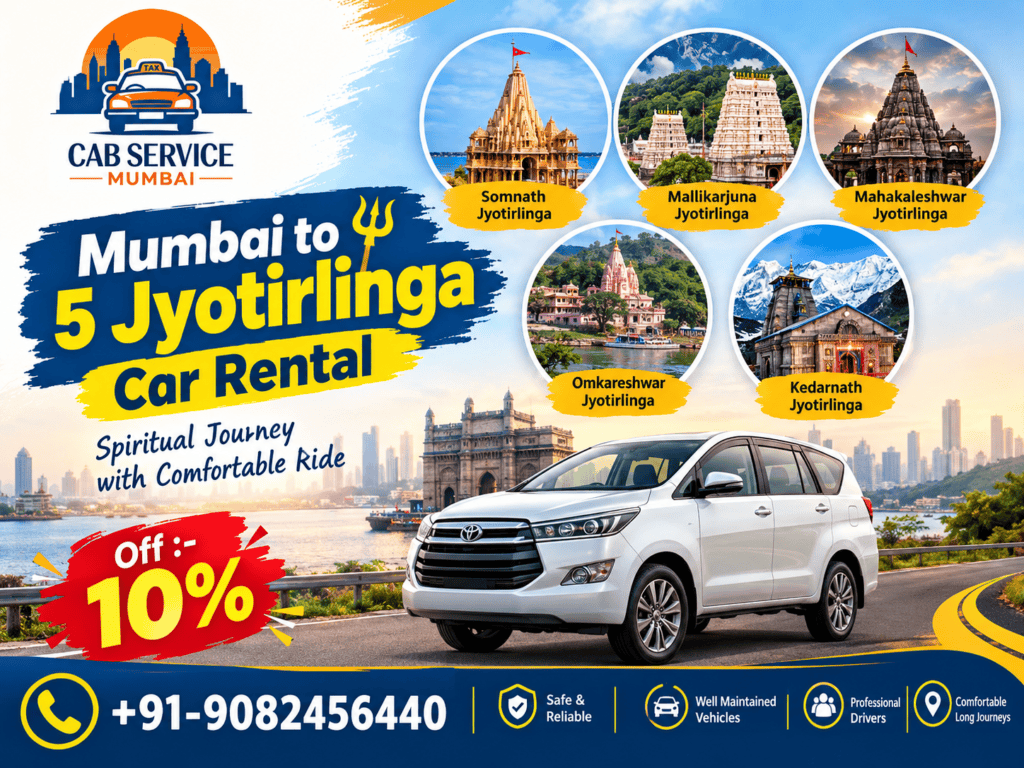 Mumbai to 5 Jyotirlinga Car Rental