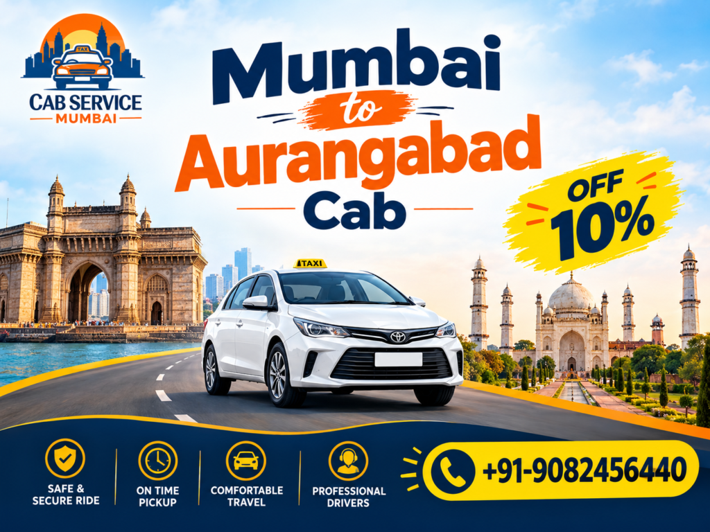 Mumbai to Aurangabad Cab