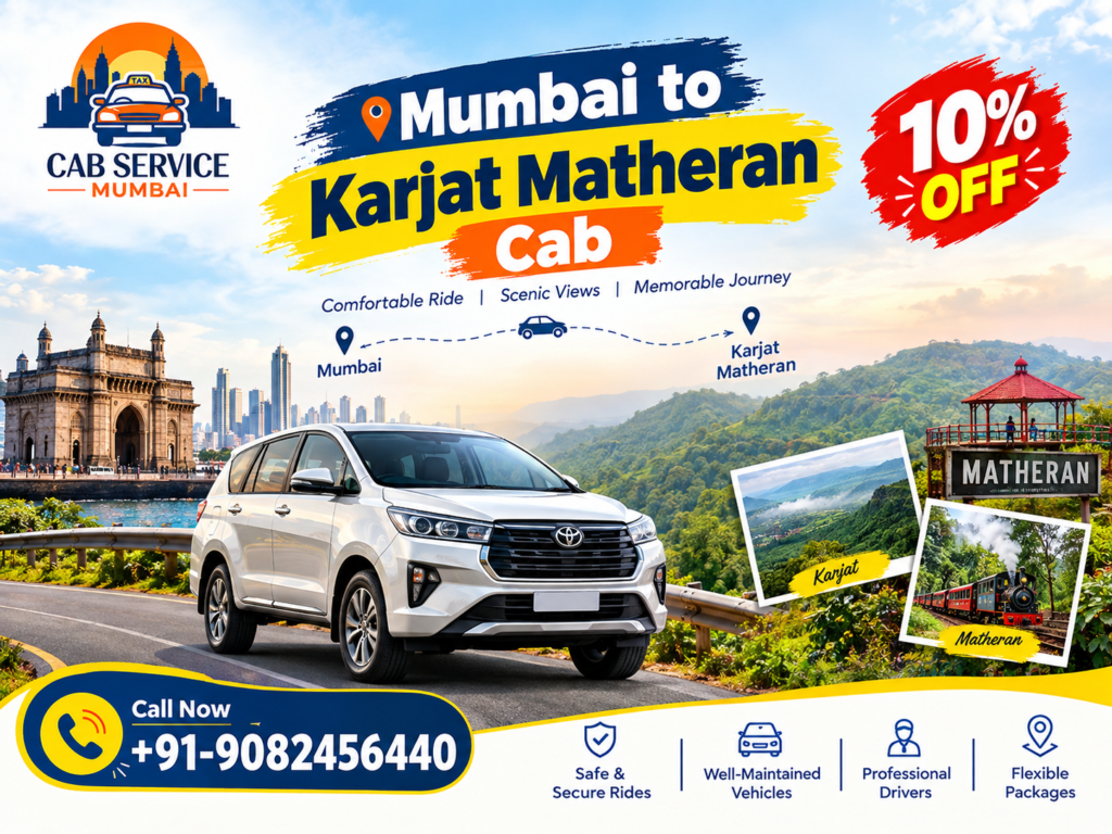 Mumbai to Karjat Matheran Cab