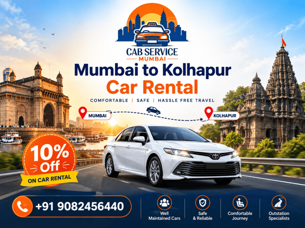 Mumbai to Kolhapur Car Rental