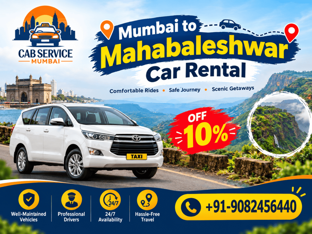 Mumbai to Mahabaleshwar Car Rental