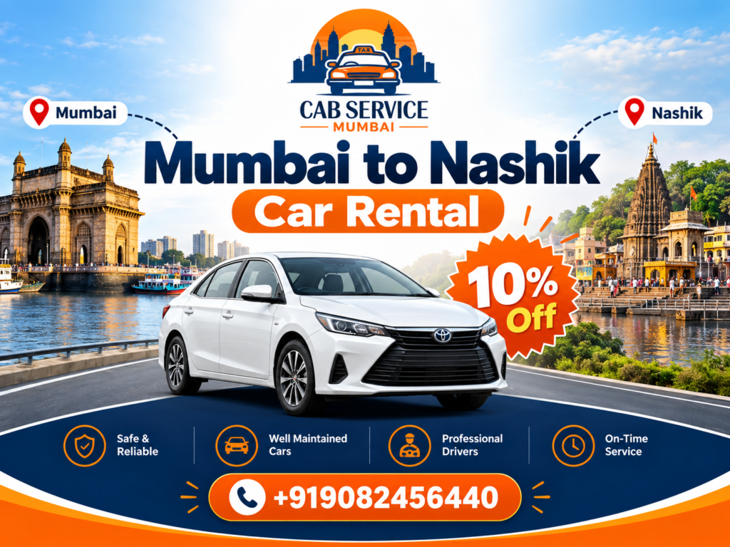 Mumbai to Nashik Car Rental