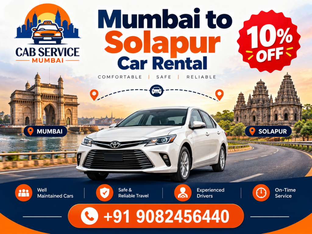 Mumbai to Solapur Car Rental
