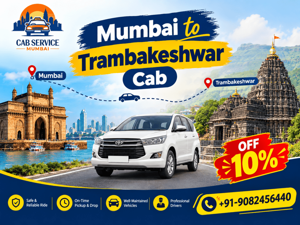Mumbai to Trambakeshwar Cab