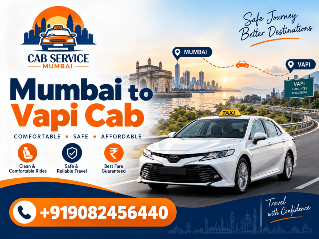 Mumbai to Vapi Cab