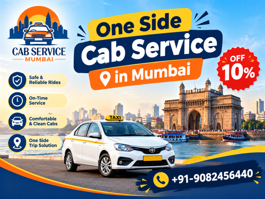 One Side Cab Service in Mumbai