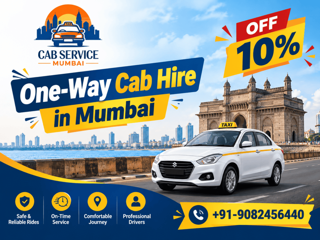 One-Way Cab Hire in Mumbai