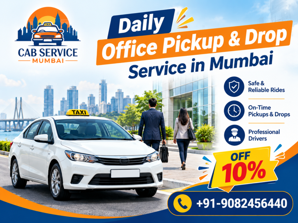 daily office pickup and drop service in mumbai