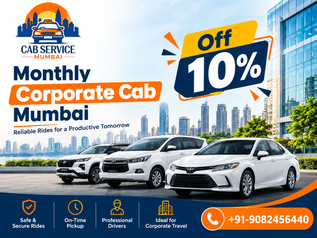 monthly corporate cab mumbai